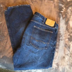 American Eagle Medium Wash Straight Sz 38x30